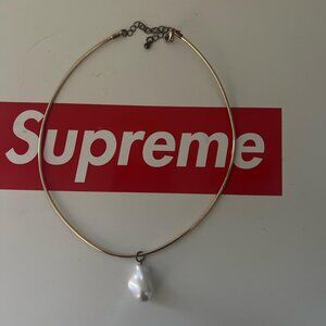 Vintage Pearl Choker Necklace